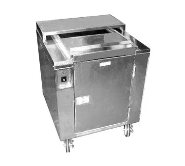 Carter-Hoffmann CD27 Heated Enclosed Dish Storage Cart, Dish Dividers for (160) 9" Plates