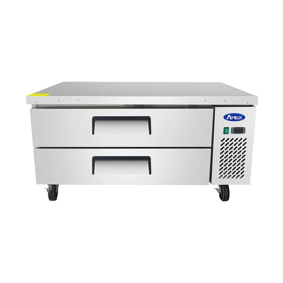Atosa USA MGF8450GR 48" 2 Drawers Refrigerated Chef Base, Stainless Steel, 7.7 cu. ft.