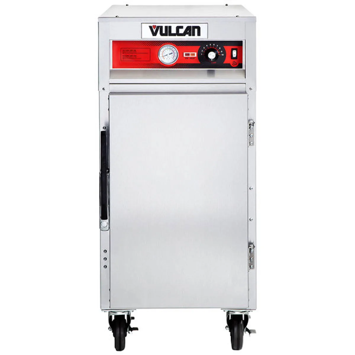 Vulcan VHP7 1-Section 1-Door Solid Heated Holding Cabinet, 7-Pan Capacity, All Stainless Steel, Top-Mounted Heater