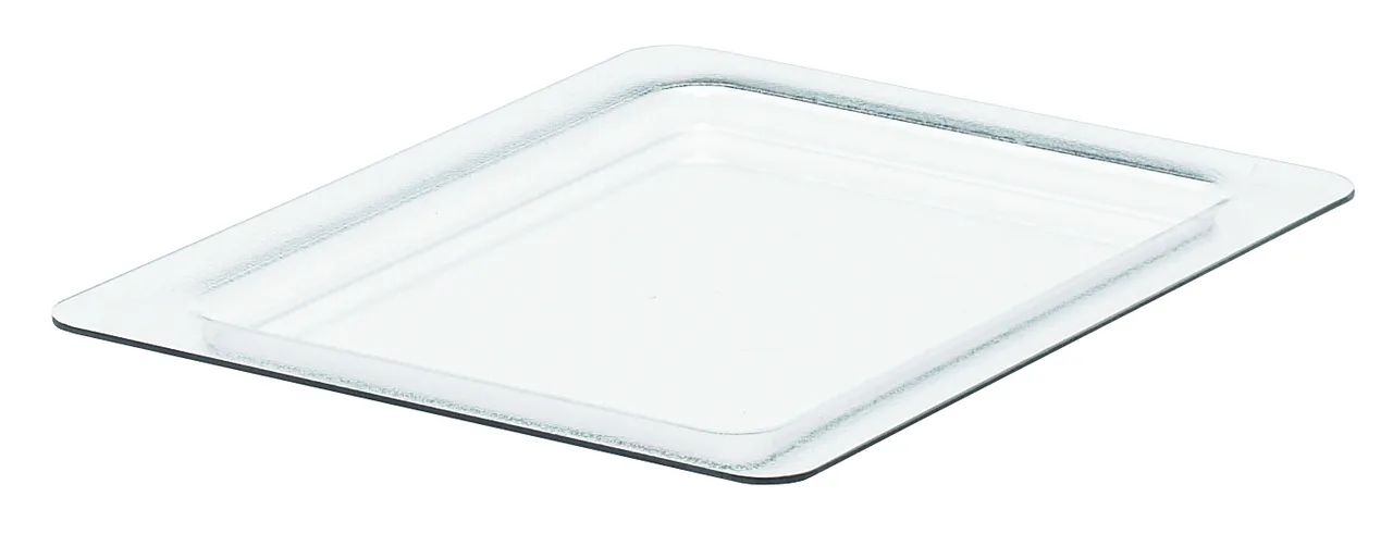 Cambro 20CFC135 Coldfest Flat Cover – 1/2 Size Clear Plastic, Made in USA, Food‑Safe, Snap‑Fit Design