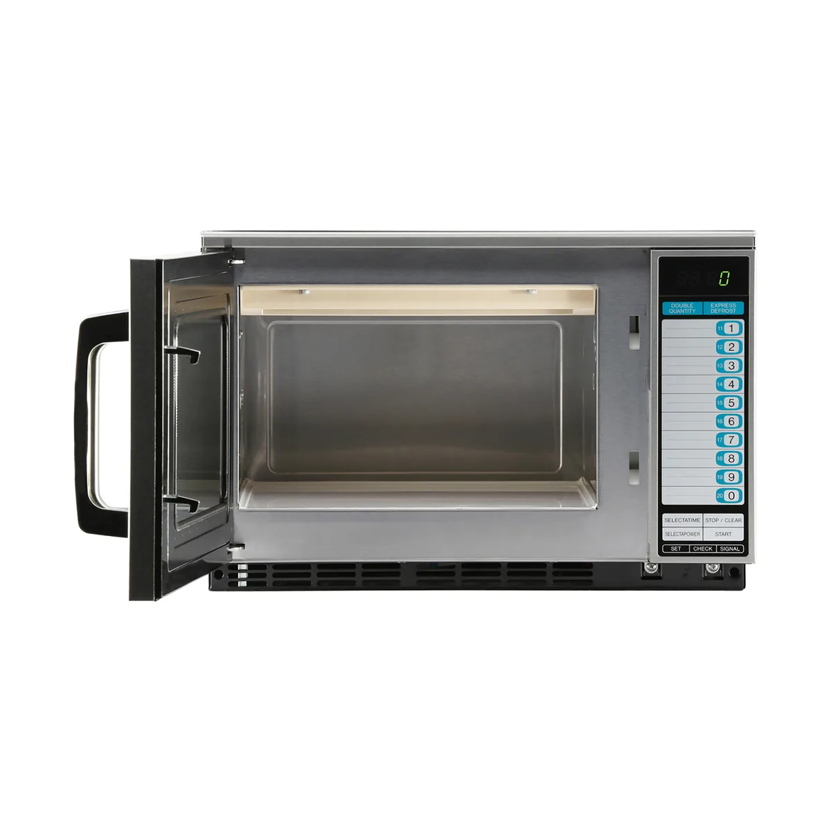 Sharp R-22GTF 1200W Heavy Duty Commercial Microwave Oven, 0.70 Cu Ft, Touch Control, 120V