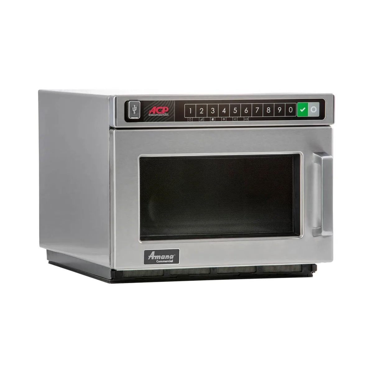 Amana HDC212 2100W Heavy Duty Commercial Microwave Oven, 0.6 Cu. Ft., 208/240V