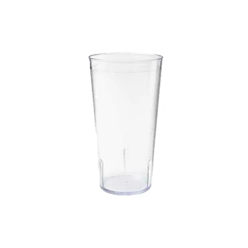 GET 6624-1-CL Clear Textured Tumbler, 24 Oz, 3-1/2" Dia. x 7"H, SAN, BPA Free, NSF - 1 Dozen
