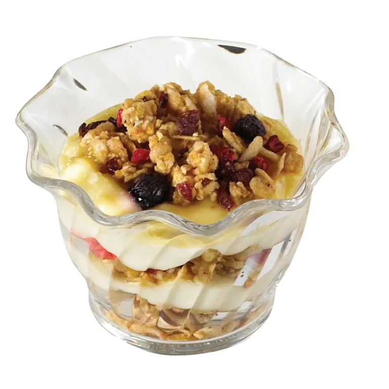 Cambro SRB5148 Swirl Bowl - 5 Oz, 3 Inch Diameter, Break-Resistant SAN White, Made in USA - 24/Case