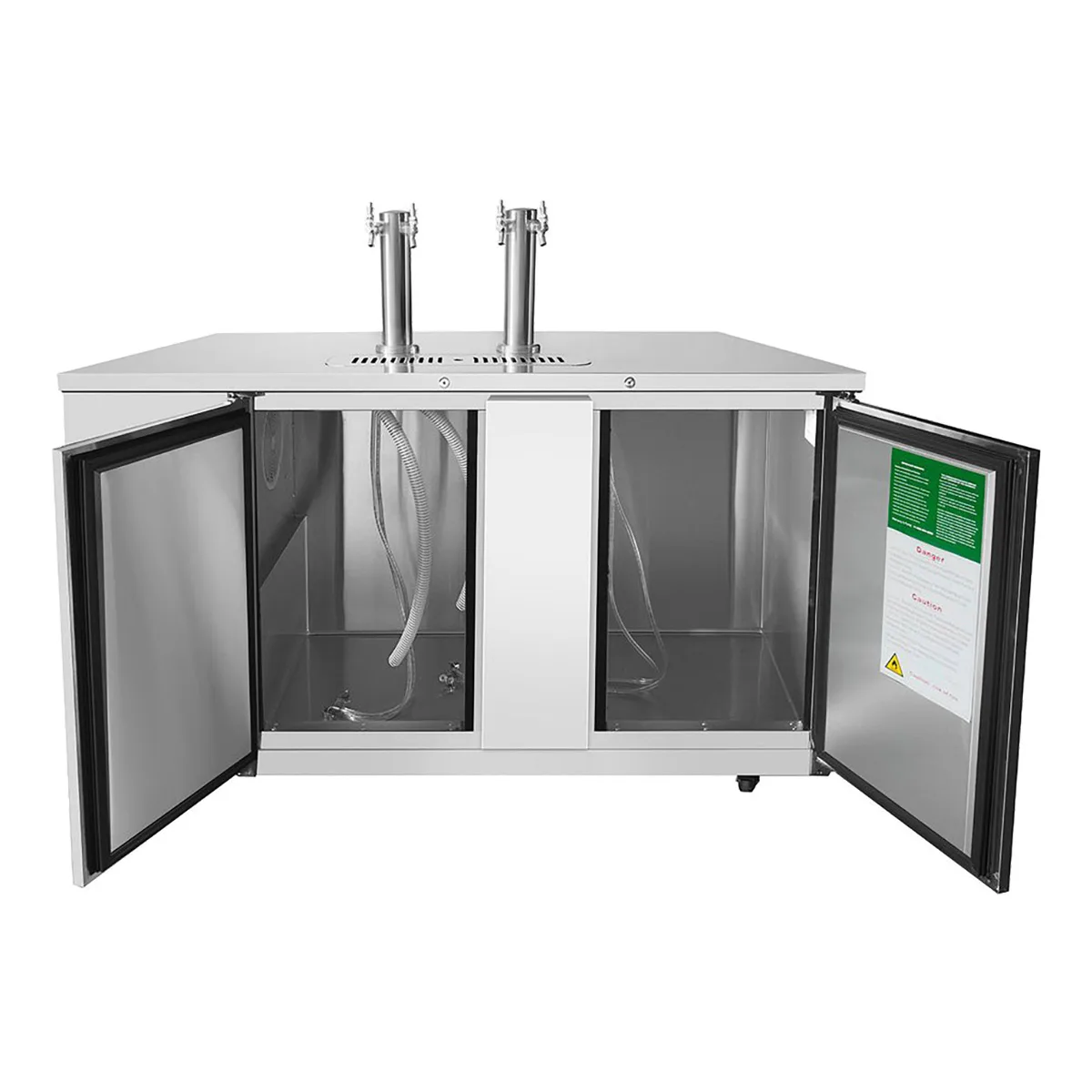 Atosa USA MKC68GR 68" 2 Towers Draft Beer Cooler Dispenser, 21.5 cu. ft.