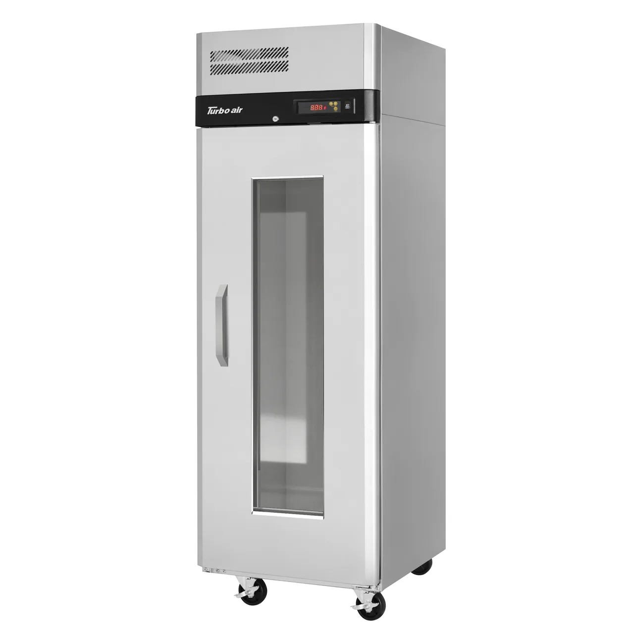 Turbo Air M3H24-1-G-TS 1-Section "Full Height" Heated Holding Cabinet with Glass Door, 22.3 cu ft, Stainless Steel