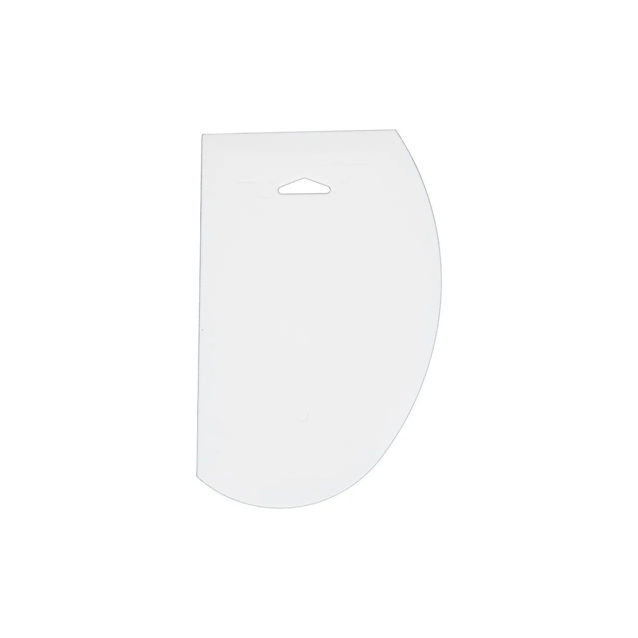 CAC China SCPD-7 Dough Scraper, 7-1/2"L x 4-3/4"W, Plastic, 6 per Pack