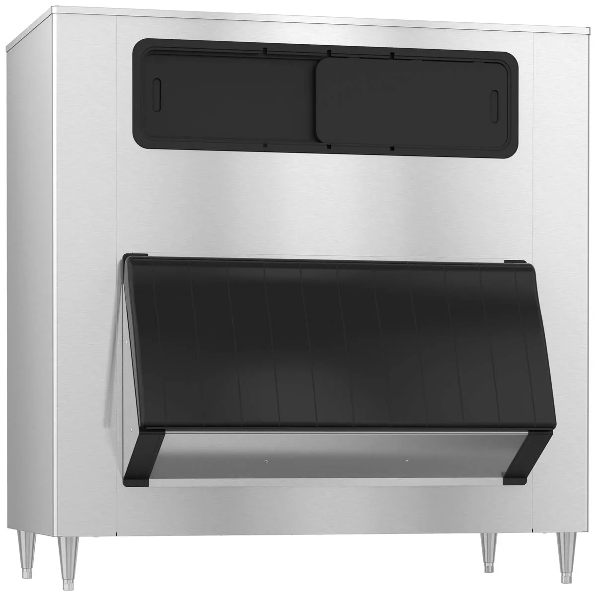 Hoshizaki KM-1900SWJ3/B-1650SS Water Cooled Crescent 1880 lb Ice Machine with Bin, 1605 lb Storage