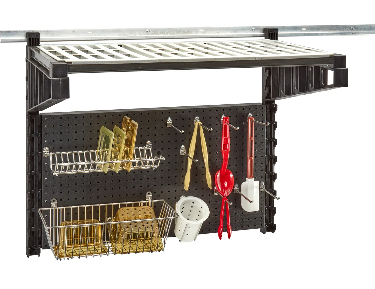 Cambro EWS36SINK110 Camshelving® Elevation Series Wall Shelving Sink Station Starter Kit - 18" x 36" x 30-1/4"