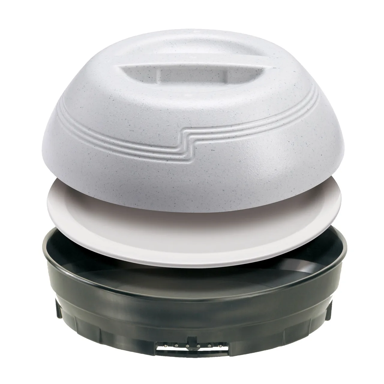 Cambro MDSCDB9110 Camduction Base, 9-9/16" Diameter x 1-15/96" Height, Black Underliner, Made in USA