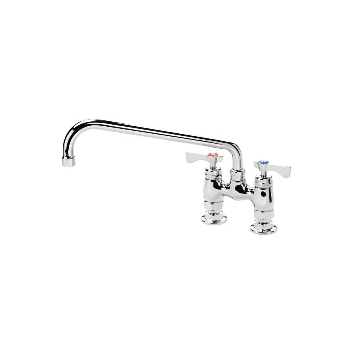 Krowne 15-412L Royal Series Low Lead Deck Mount Faucet w/ 4" Centers, 12" Swing Spout