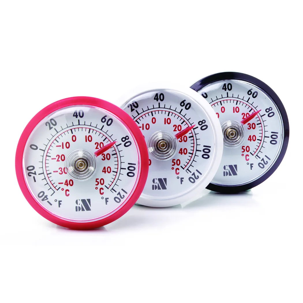 CDN AT120 Air Thermometer, -40 to +120°F, 1-3/4" Dial, Shatterproof ABS, Magnet/Adhesive - Box