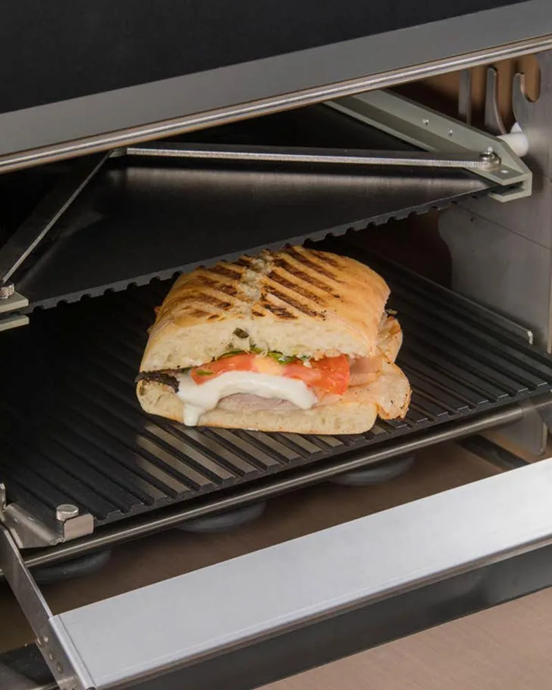 Amana PRS10 Panini Press Mechanism for MRX1 and MRX2 Ovens, Non-stick Cooking Surface