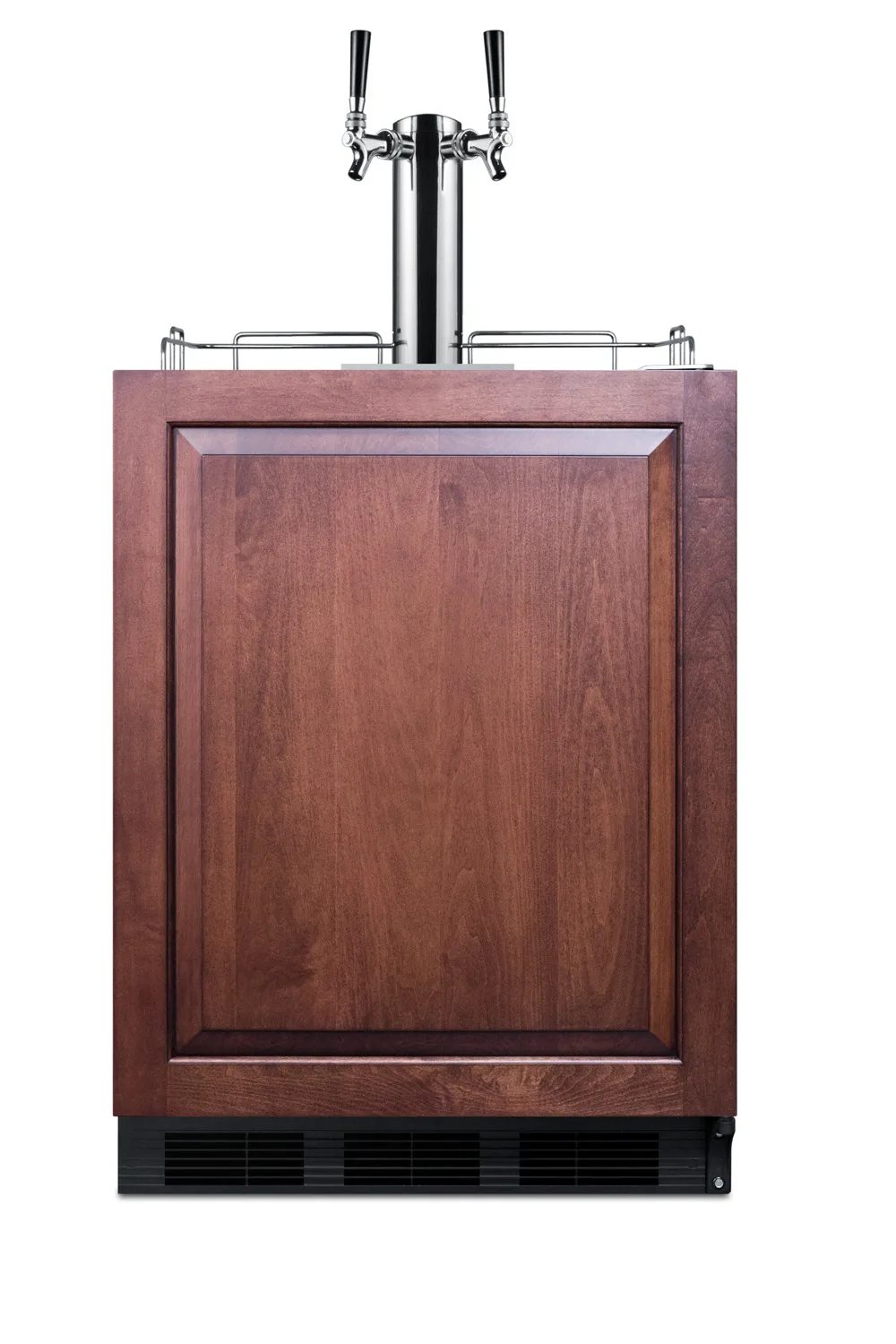 Summit SBC58BLBIADAIFTWINBW ADA Wine Kegerator 24" SS TT 23.3"×28.3" Door Defrost 115V R600a ETL