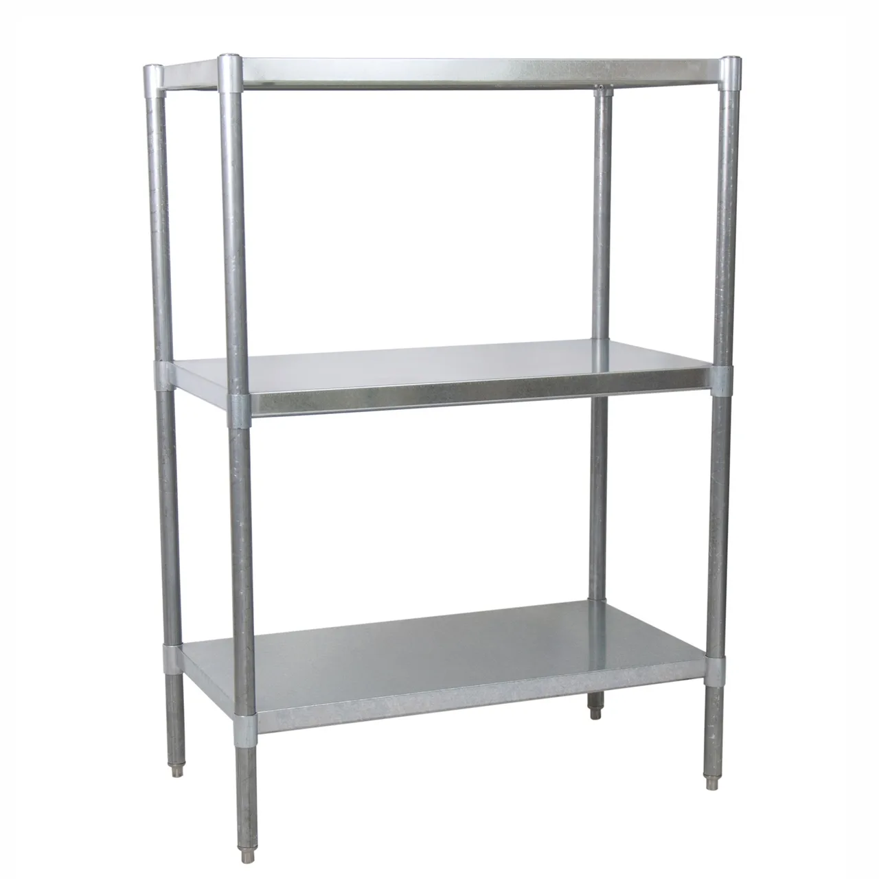 BK Resources VSU5-5524 Galvanized Steel Dry Storage Shelving Unit - 55"W x 24"D x 60"H