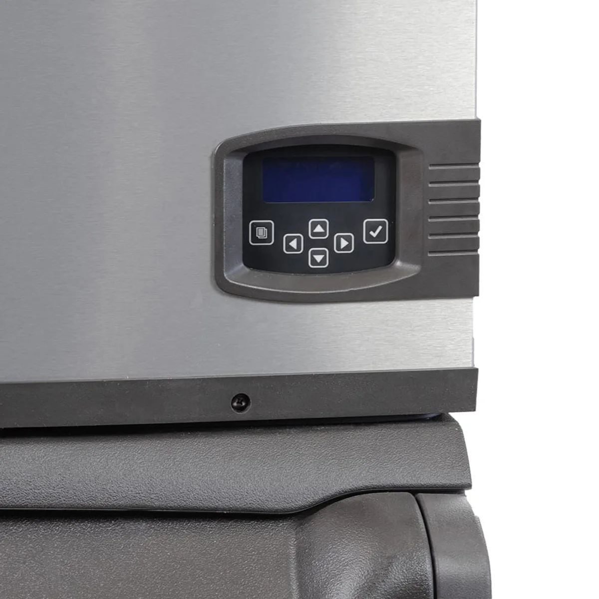 Manitowoc IDP0500W/D570 Water Cooled Full Cube 500 lb Ice Machine with Bin, 532 lb Storage