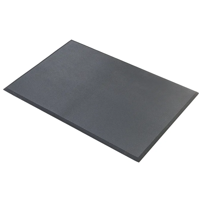 Winco FMG-23K Anti-Fatigue Black Floor Mat - 2' x 3' x 1/2"