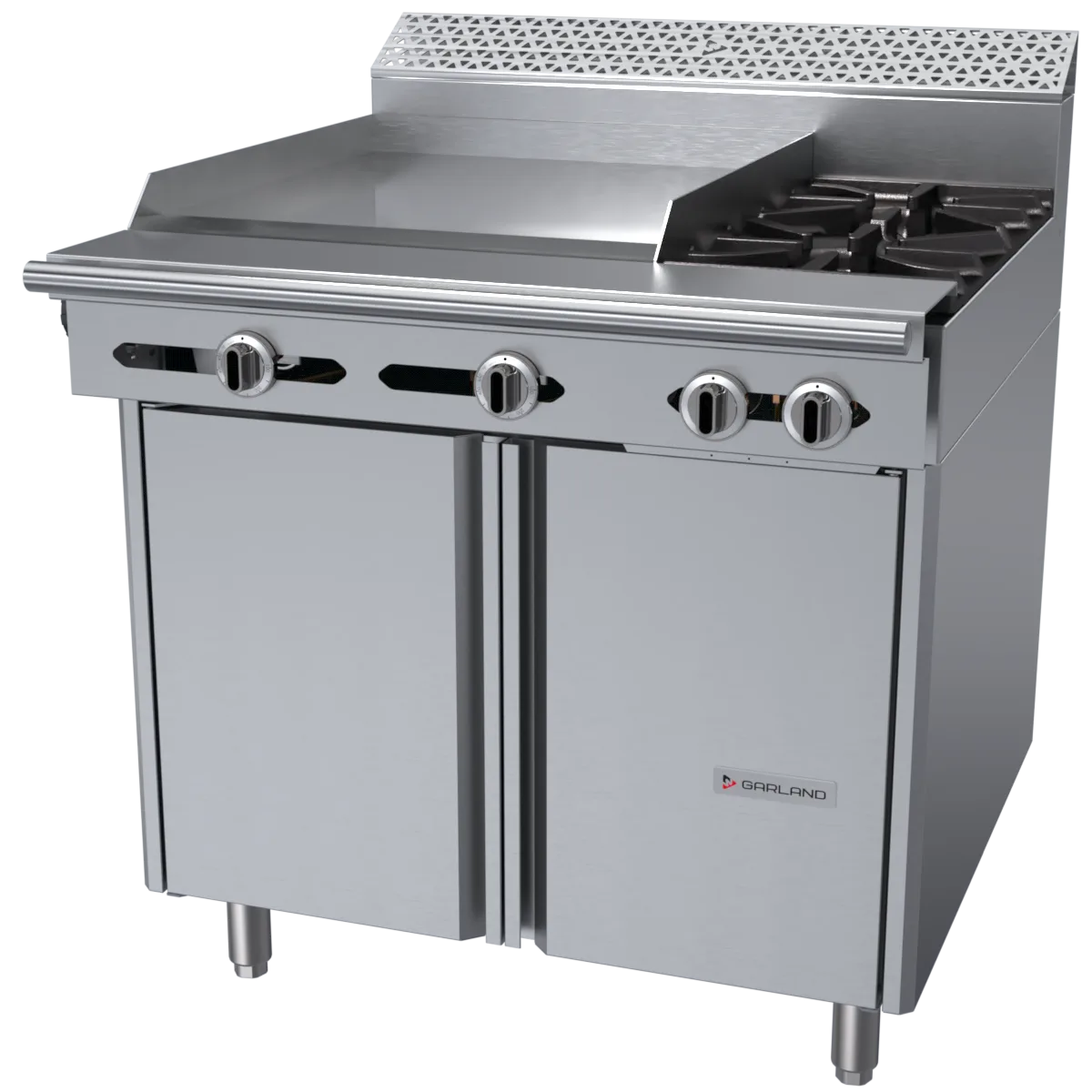 Garland US Range C36-2-1S Garland Cuisine Series Heavy Duty Range, Gas, 36"