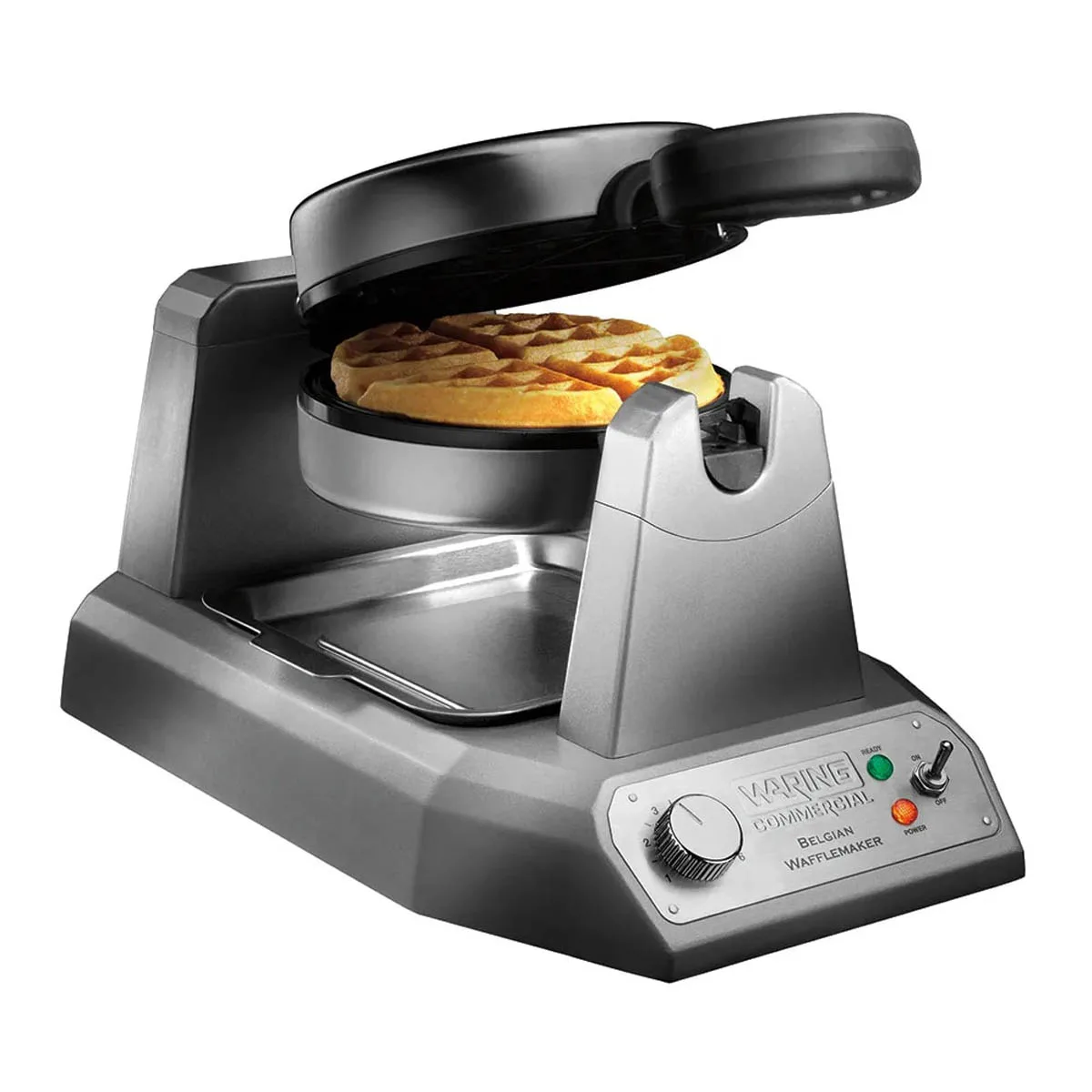 Waring WW180X Single Heavy-Duty Waffle Maker/Baker,Cast İron Grids