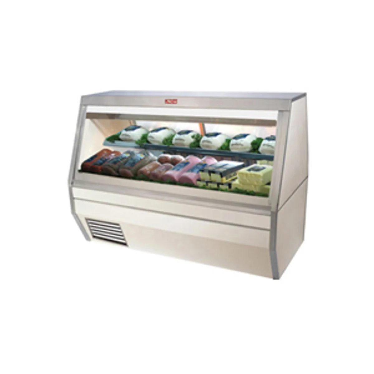 Howard-McCray SC-CMS35-10-S-LED 119" Double Duty Flat Refrigerated Meat Display Case