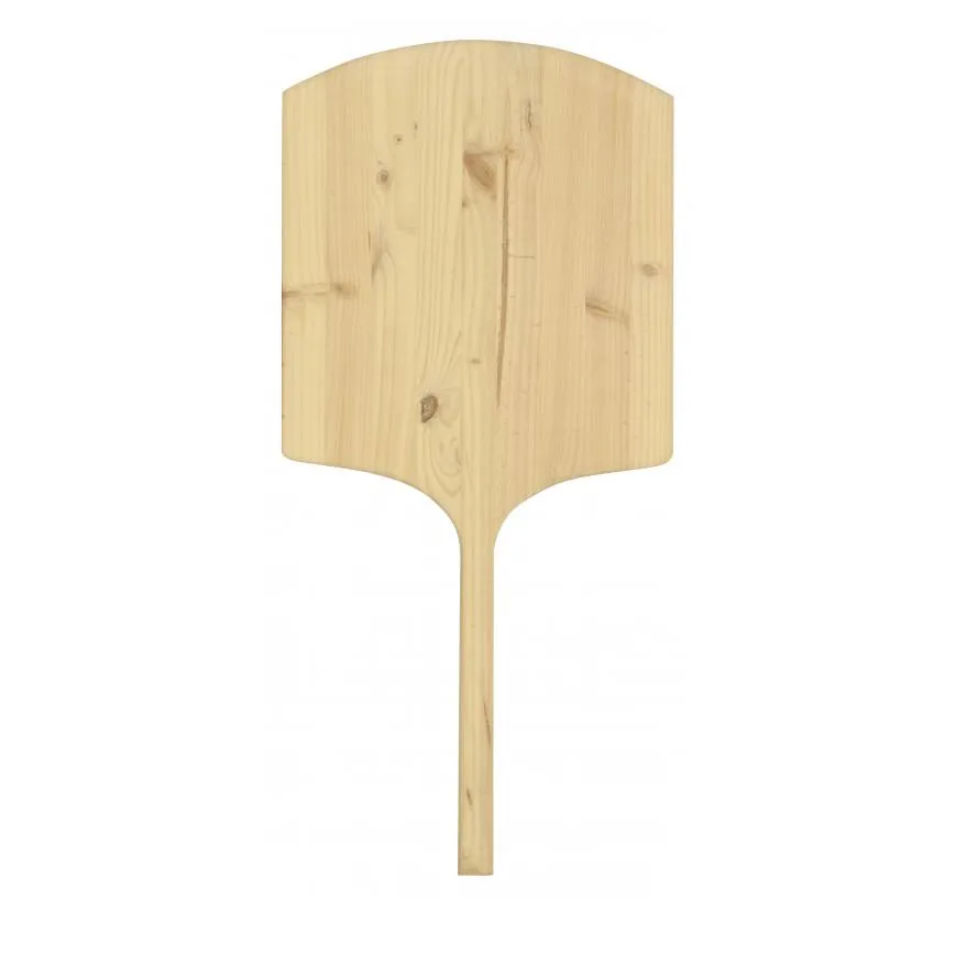 Omcan USA 80609 Pizza Peel - 20"x22" Rect. Wood Blade, 42" Length, Tapered Handle, Artisan Pizza Use