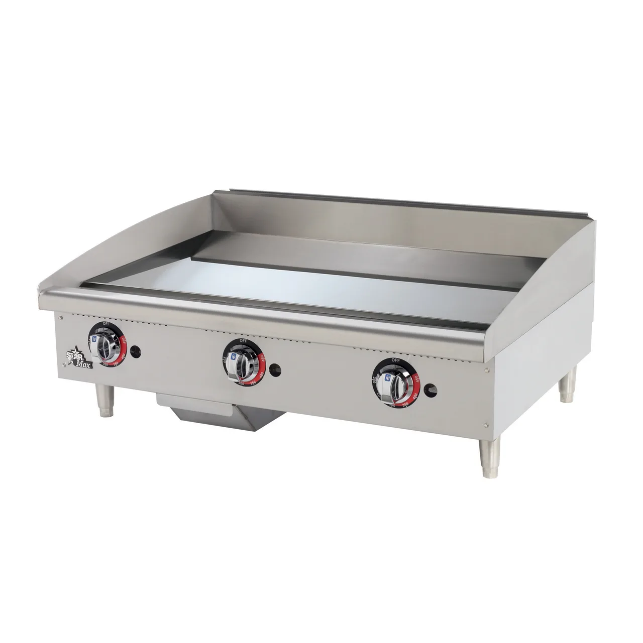 Star 636TCHSF 36" Countertop Thermostatic Gas Griddle, 1" Chrome Plate, 84.900 BTU
