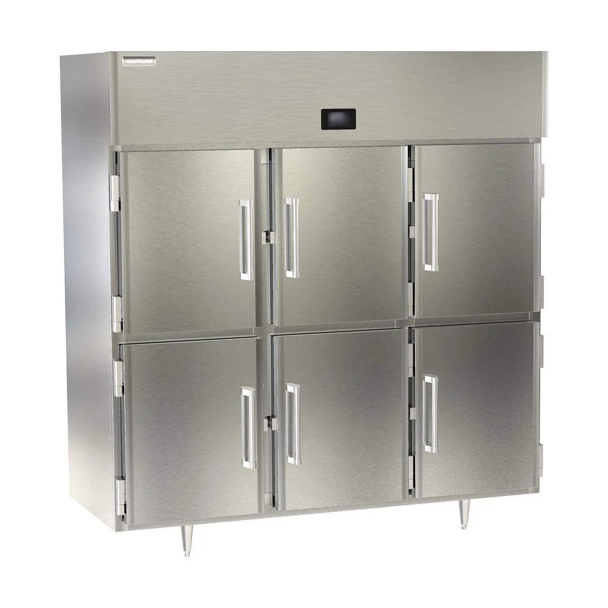 Delfield DSLR3-SH 6 Half Solid Door Reach-In Refrigerator, Top Mounted, 68.34 cu. ft.