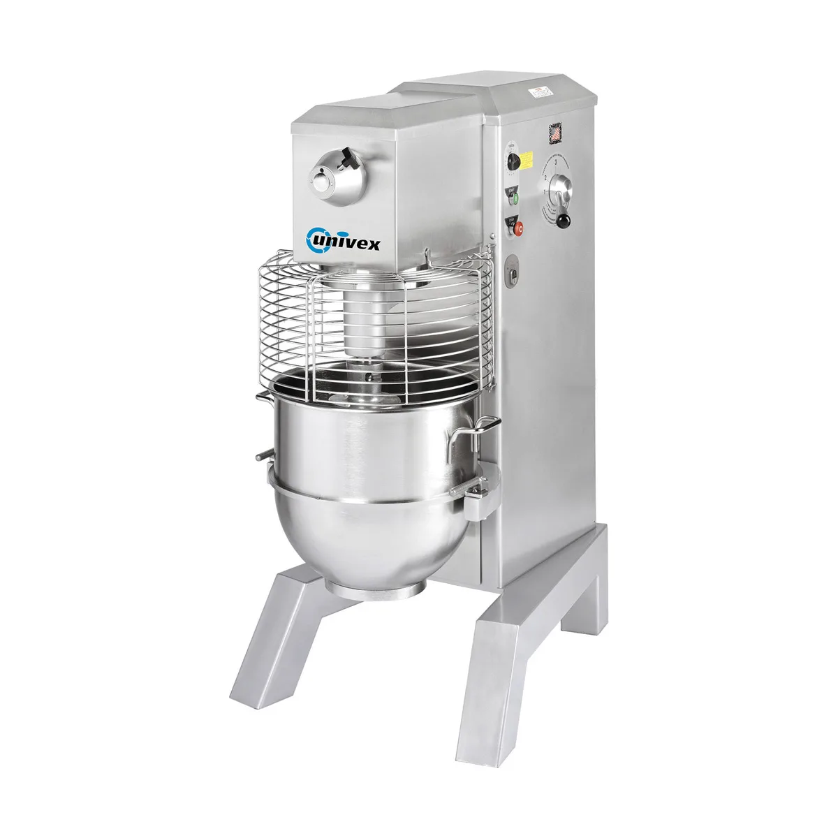 Univex SRM60+ Floor Model 60 qt Planetary Mixer w/ Timer and Guard, #12 HUB, Variable Speed, 3 hp
