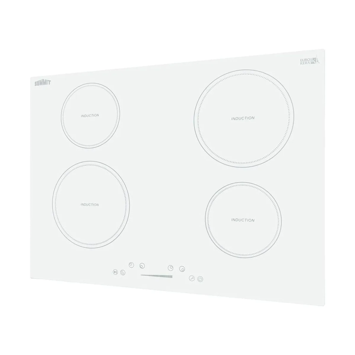 Summit SINC4B302W 30" W Drop-In Induction Range
