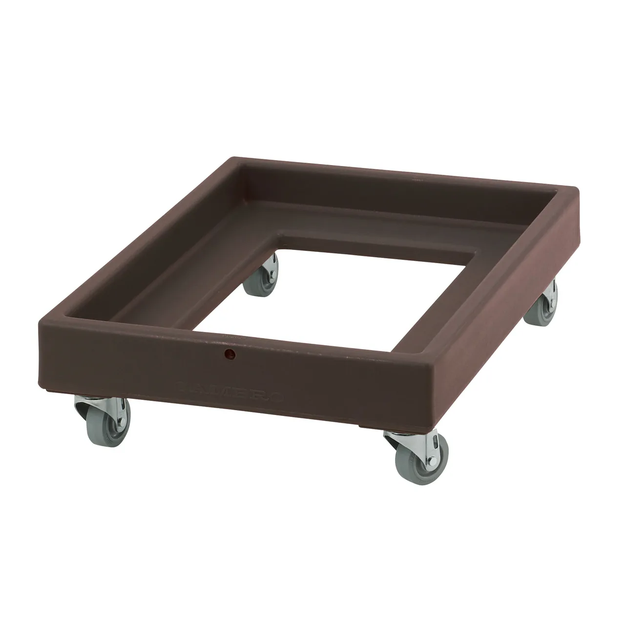 Cambro CD2028131 Dark Brown Camdolly for Milk Crates w/ 350 lb Capacity