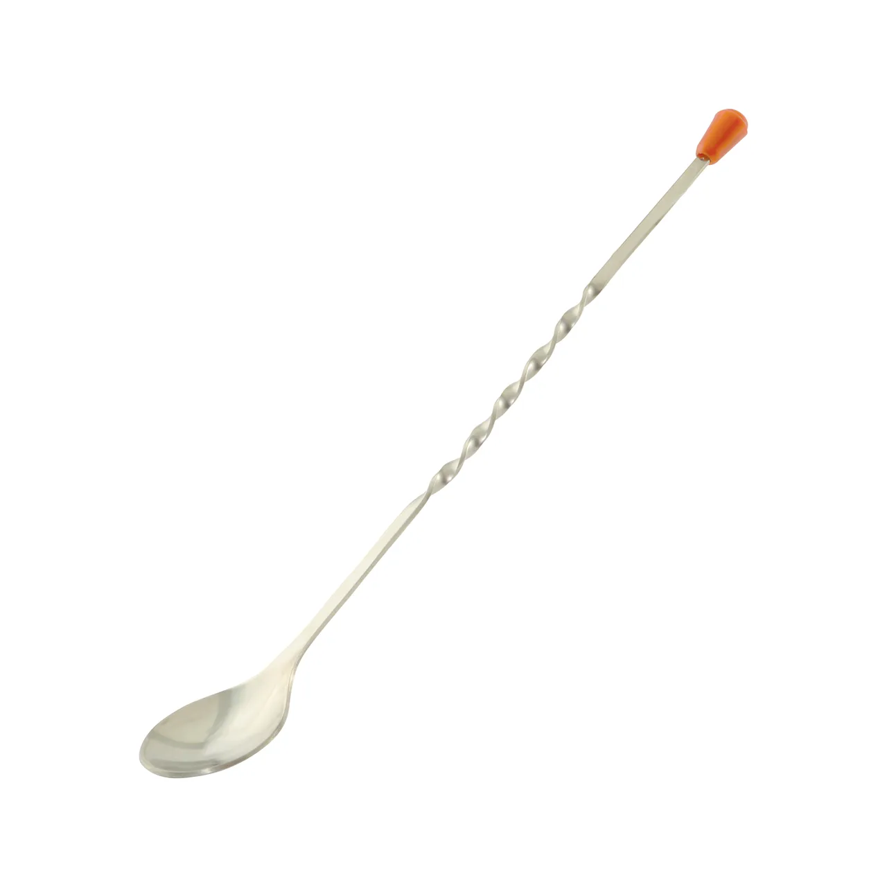 CAC China BRSP-11R Bar Spoon, 11" Long, Polished Stainless Steel, Professional Bartending Utensil