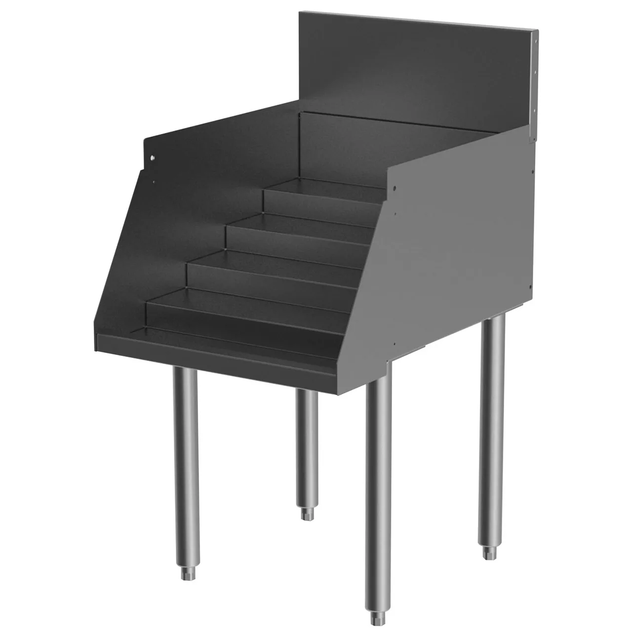 Perlick TS18LS Underbar Bottle Storage Display Unit, Five-Tiered
