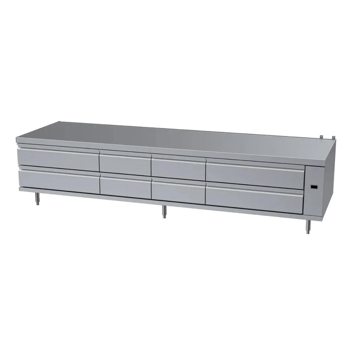 Garland US Range UN17R108 108" 8 Drawers Polar Cuisine Refrigerated Chef Base, Remote