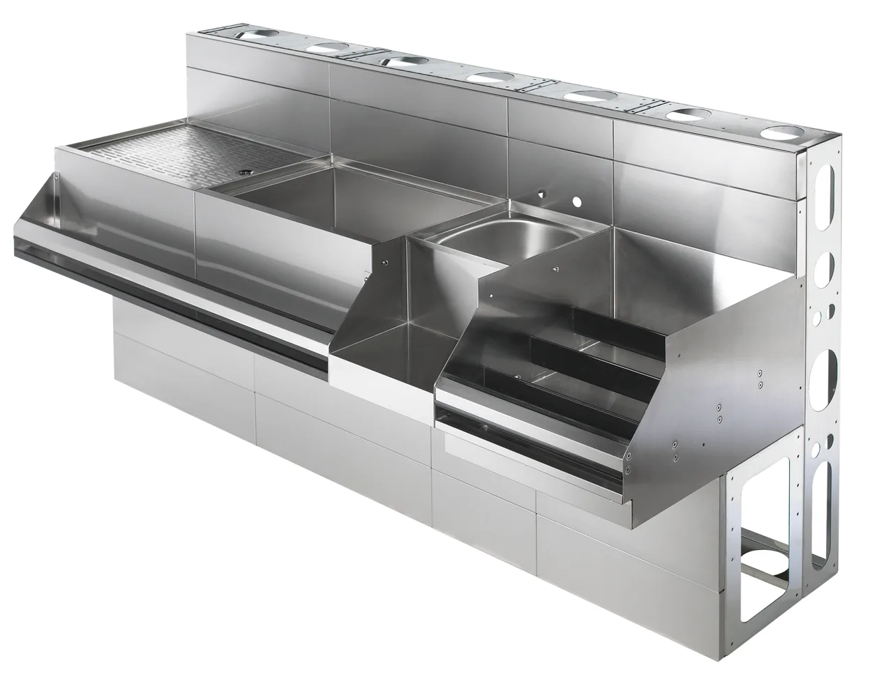 Krowne KMB-WALL Krowne Royal Modular Bar Die, Built-In Chase Ways