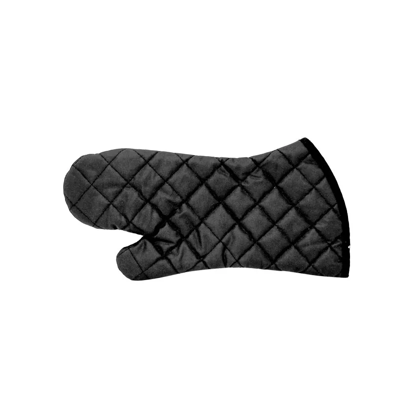 Omcan USA 46344 Oven Mitt, 13" Charcoal Cotton Skull Flame‑Retardant Coated, Heat Resistant to 428°F