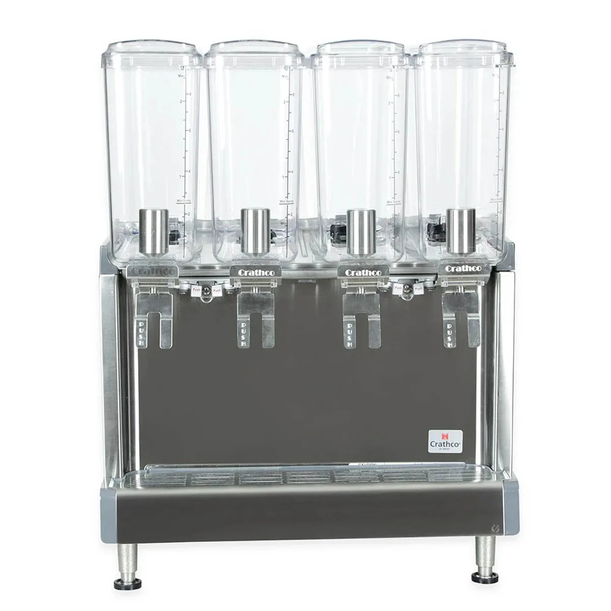 Crathco CS-4E-16-290 Beverage Dispenser with 4 Bowls / Agitator Type - 2.4 Gal (each) - 1/10 Hp