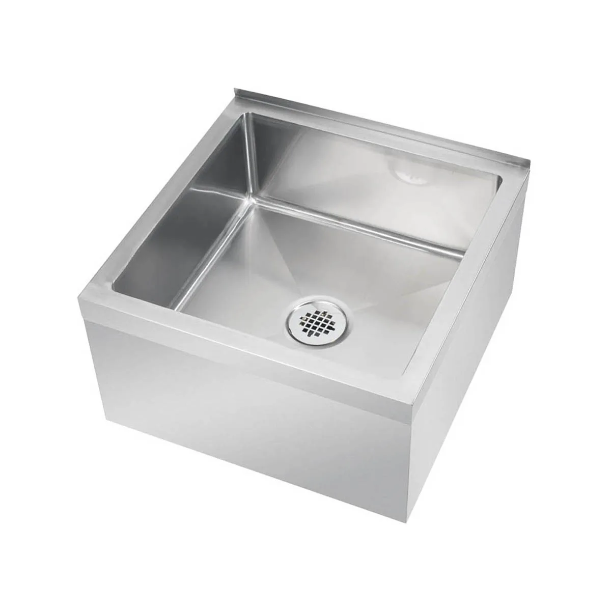 Krowne MS-2424 24" Mop Sink, 21"W x 21"L x 9"D Bowl
