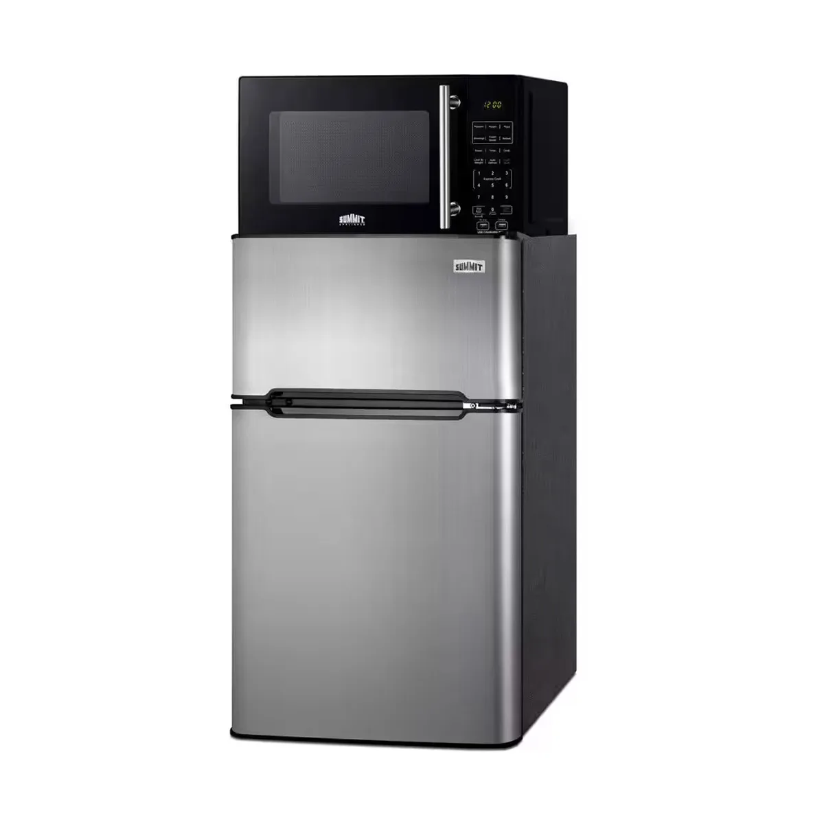 Summit MRF34BSSA 19" Breast Milk Refrigerator & Freezer w/ Microwave, Black, 2.4 cu. ft.