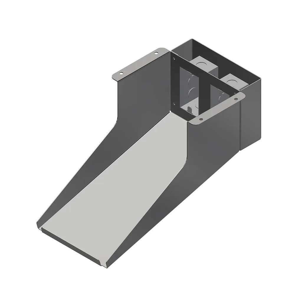 John Boos PRTSHF-B 18 Gauge Stainless Steel Printer Solid Shelf - 8"W x 16"D