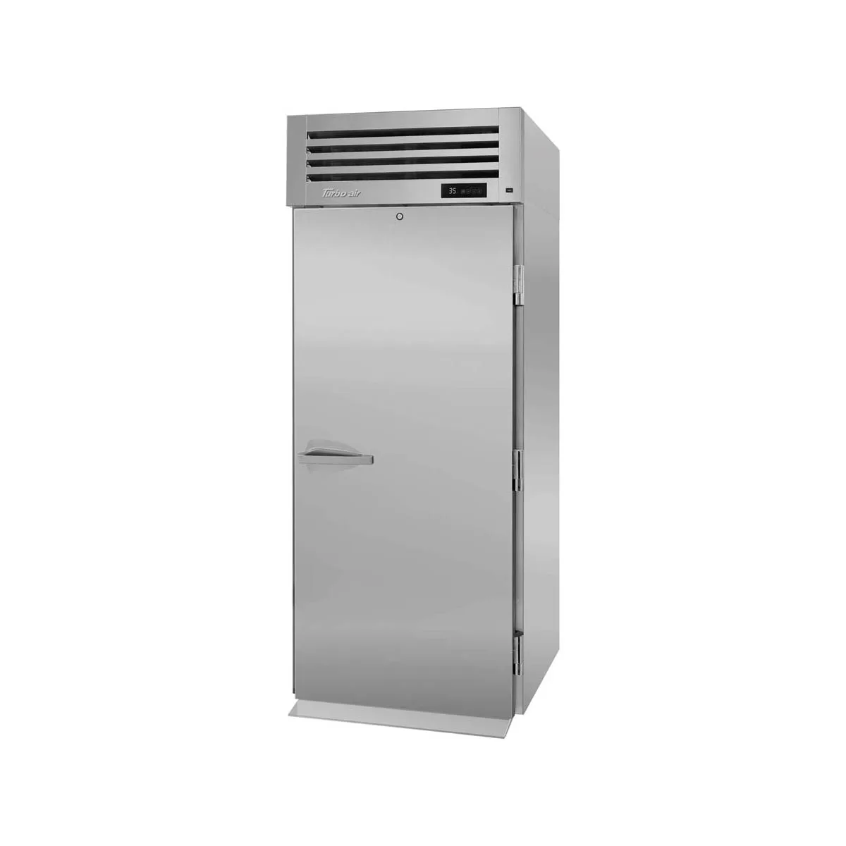 Turbo Air PRO-26R-RI-N 34" 1-Section Roll-In Refrigerator w/ Solid Door, Self-Contained, Stainless Steel, 40 cu. ft.