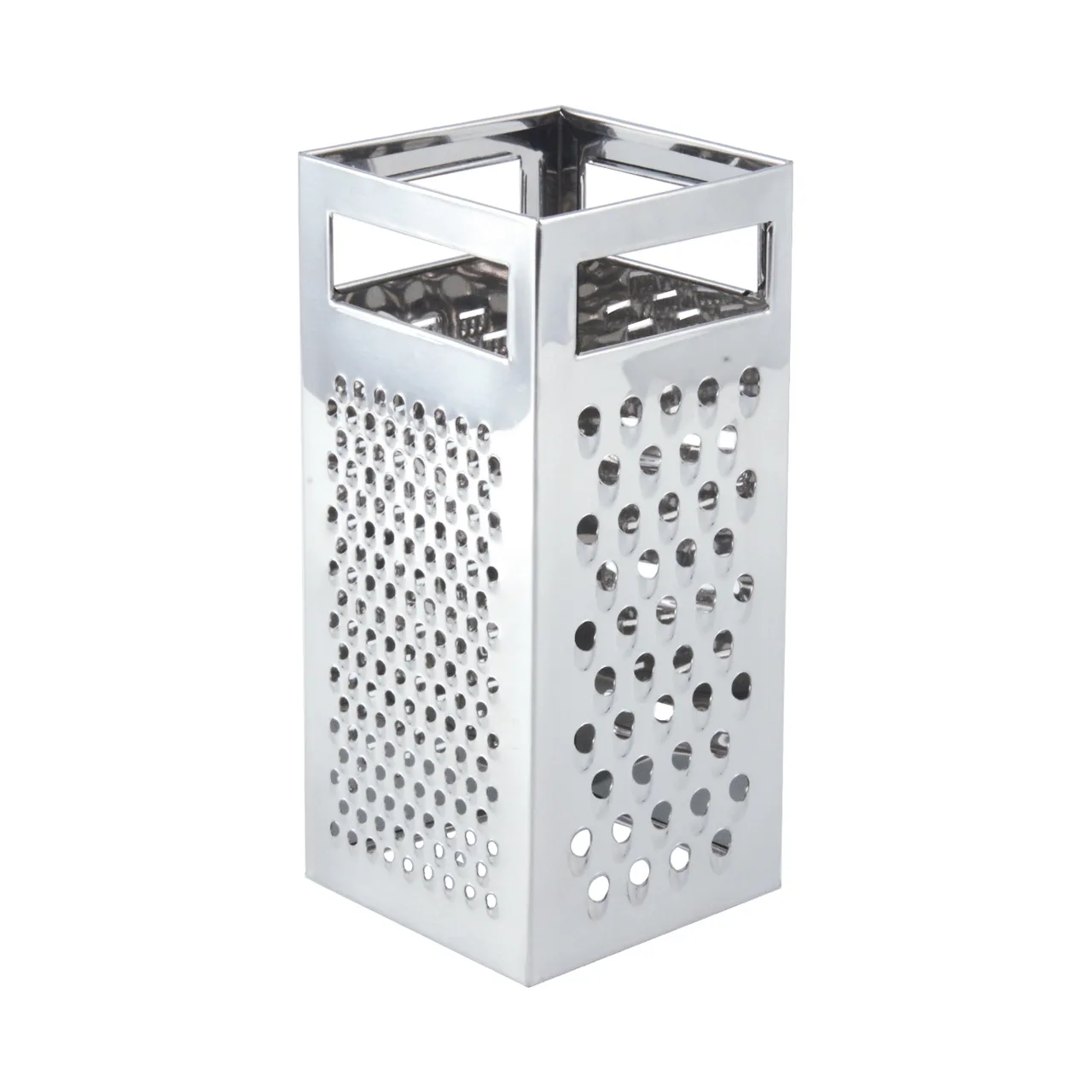 CAC China SBGT-S Box Grater – Stainless Steel Grating Box with Straight Sides, Durable Construction