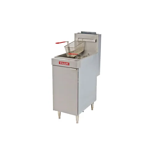 Vulcan LG500-QS-PLATINUM 21" Quick Ship Floor Model Full Pot Gas Fryer, 65-70 lbs, 150.000 BTU