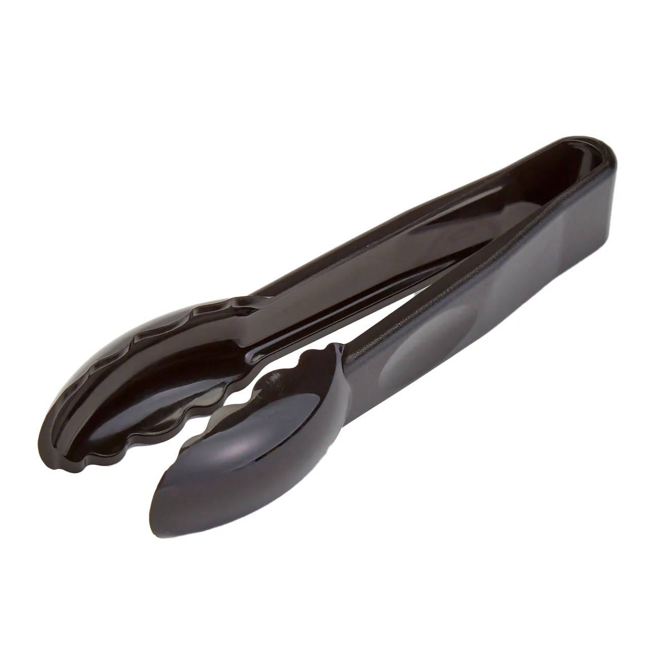 Cambro 6TGS110 Plastic Tongs, 6" Black, Heat‑Resistant –40°F to 212°F, NSF, Dishwasher Safe