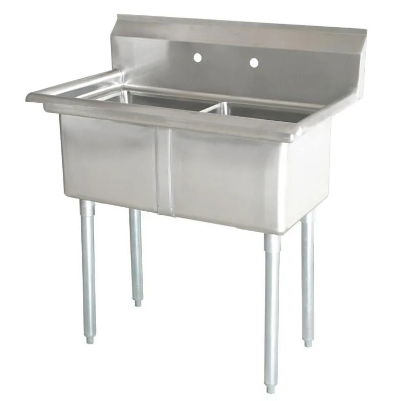 Omcan USA 43791 (2) Two Compartment Sink