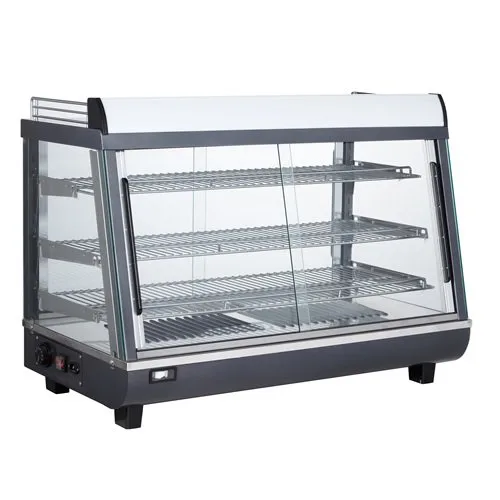 DoughXpress DXP-TSC36 39" Countertop BakeryXpress Heated Warmer/ Display Case, 3 Shelves