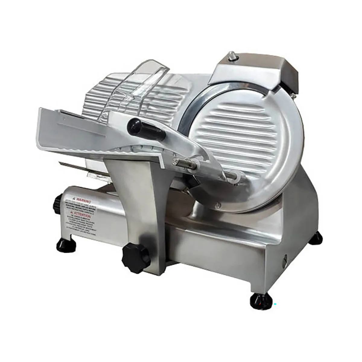 Omcan USA 13616 Meat Slicer – 9" Carbon Steel Blade, Belt‑Driven, 1/4 HP, 120V 60Hz, Anodized Aluminum