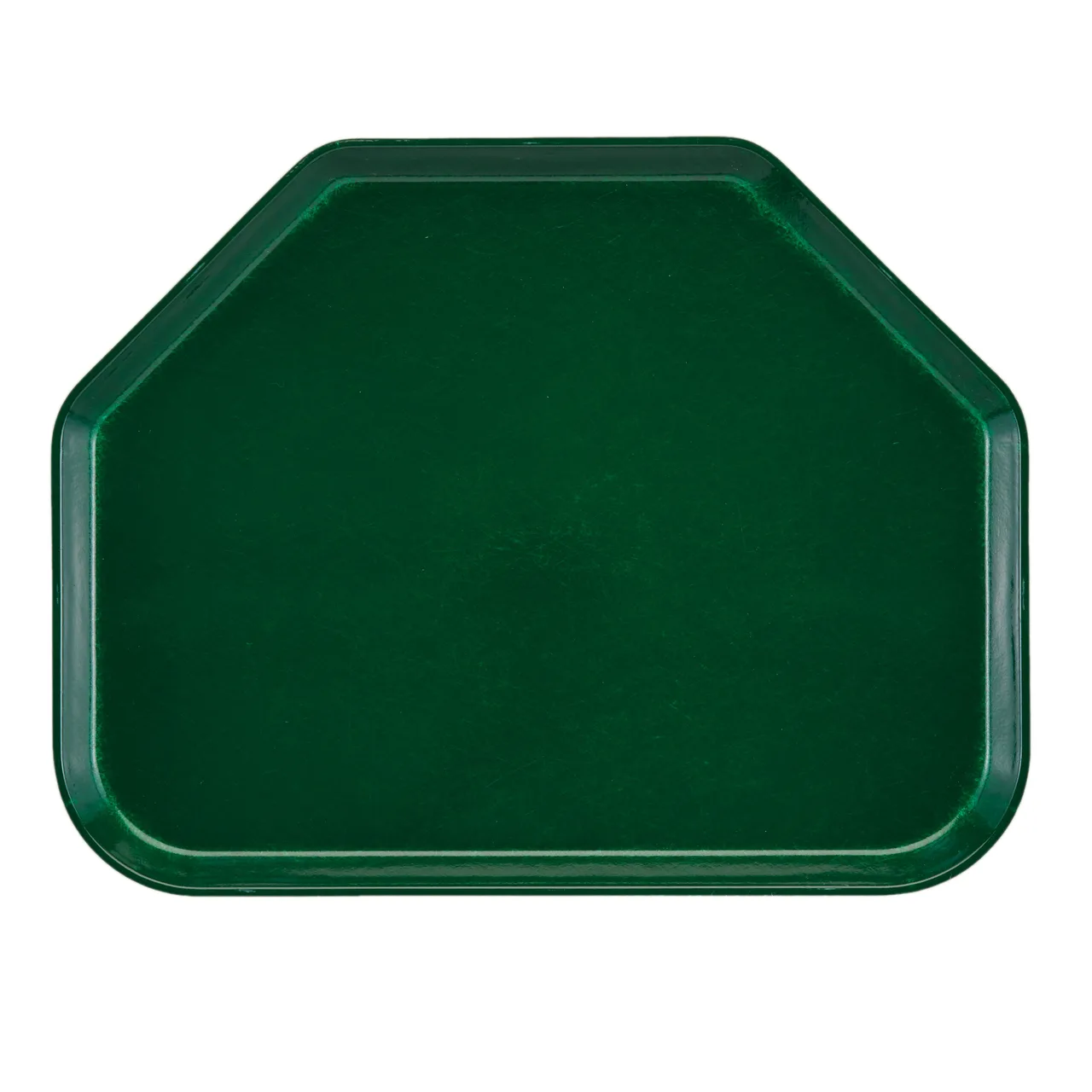 Cambro 1418TR119 Trapezoid Tray, 14" x 18", High‑Impact Fiberglass, Sherwood Green, Dishwasher Safe