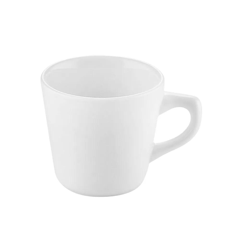 CAC China UVS-1 - 7.5oz Porcelain Cup, 3¾" Dia x 3" H, Super White, Dishwasher Safe - 1 Dozen