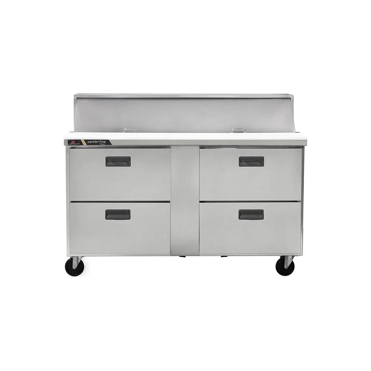 Traulsen C Series CLPT-6024-DW 60" Mega Top Sandwich Prep Table w/ 4 Drawers, 24 pans