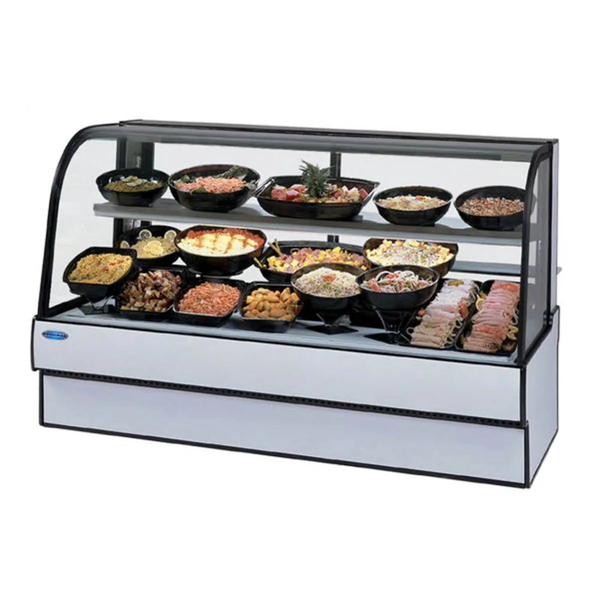 Federal Industries CGR5048CD 50" Curved Refrigerated Deli Display Case